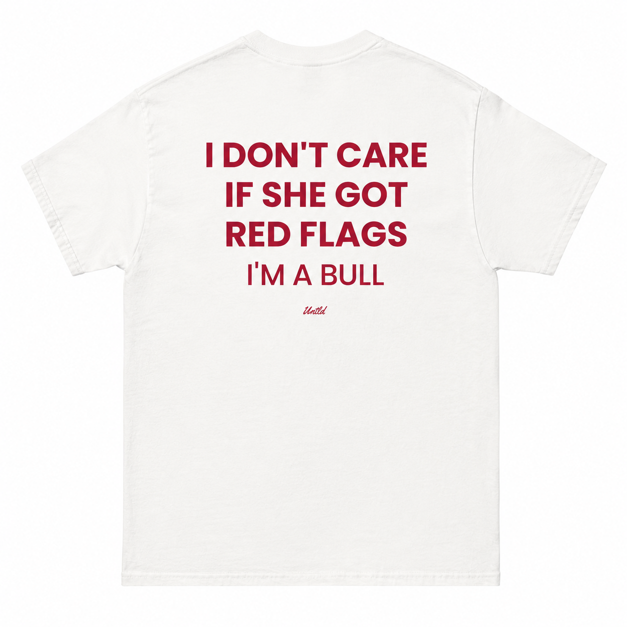 I DON'T CARE IF SHE GOT RED FLAGS | T-Shirt